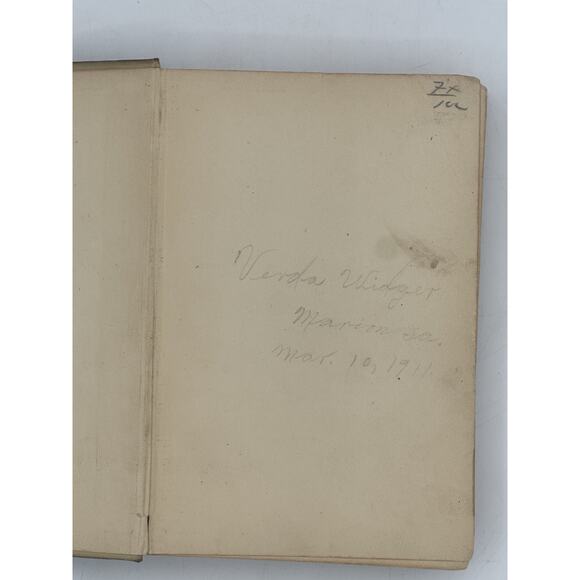 Bad Little Hannah by Mrs. L. T. Meade Circa 1900 1st Hardcover Signed In 1911 - Picture 4 of 7